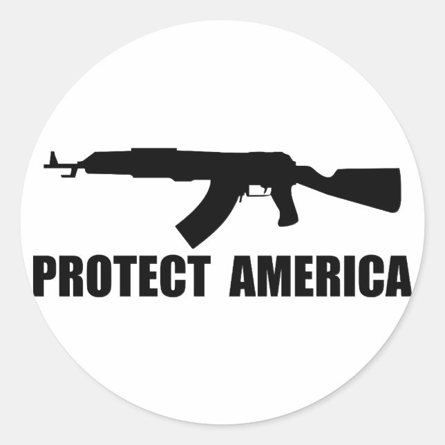 Protect American Sticker (Front)