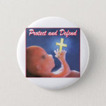 Protect And Defend Button at Zazzle
