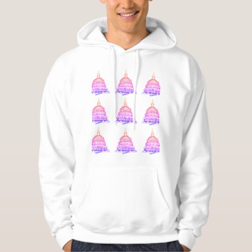 Protect and Defend Democracy Pink Tone Sweatshirt