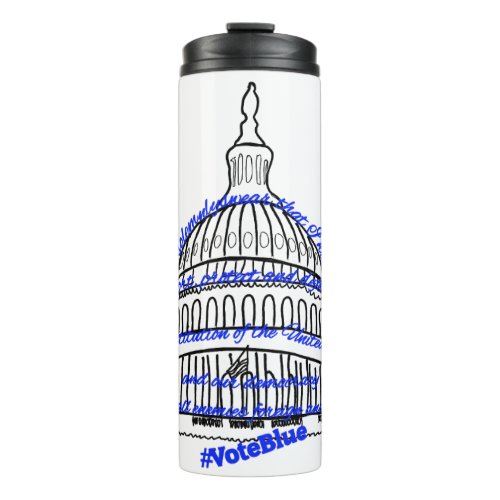 Protect and Defend Democracy Tumbler