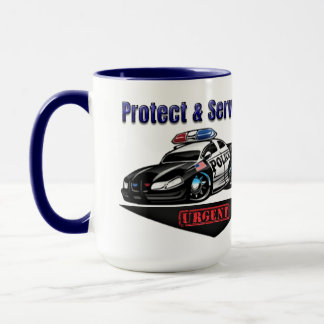 "Protect and Serve" Mug