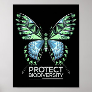Protect Biodiversity Nature Lover Earth Day Poster