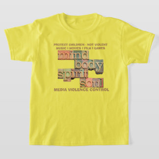 Protect Children Kids Unisex Ylw Apron T-Shirt