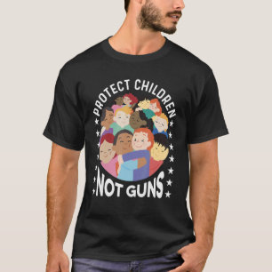 Protect Children Not Guns Aesthetic Anti Gun Contr T-Shirt