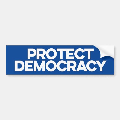 Protect Democracy Bumper Sticker
