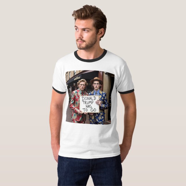 Protect Diversity Impeach Trump T-Shirt (Front Full)