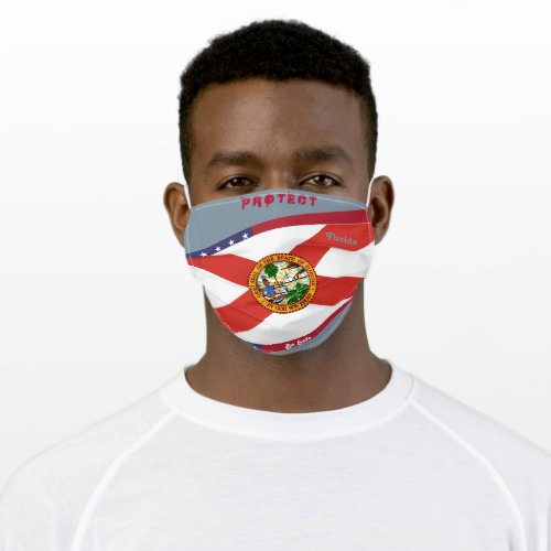 Protect Florida Cool Grey Adult Cloth Face Mask