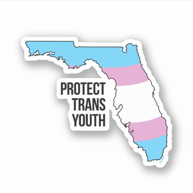 Protect Florida Trans Youth Sticker (Front)