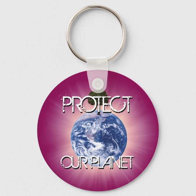 Protect for Planet Keychain (Front)
