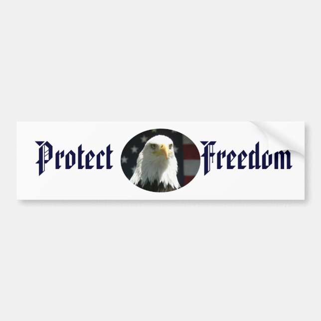 Protect Freedom Bumper Sticker (Front)
