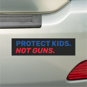 Protect kids Not guns blue red black election Car Magnet
