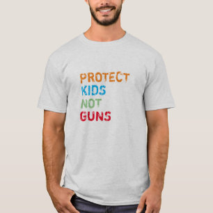 Protect kids. Not guns colors distressed grunge  T-Shirt