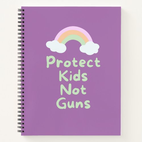 Protect Kids Not Guns Word Art Journal
