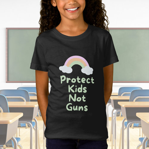 Protect Kids Not Guns Word Art T_Shirt