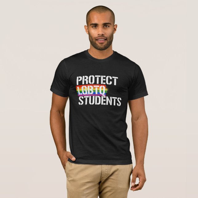 Protect LGBTQ Students - - LGBTQ Rights -  -  T-Shirt (Front Full)
