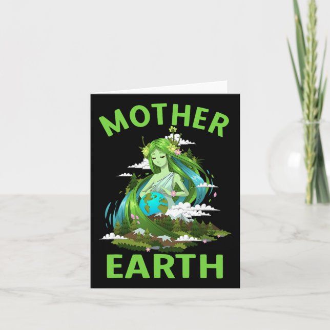 Protect Mother Earth Earth Day  Card (Front)