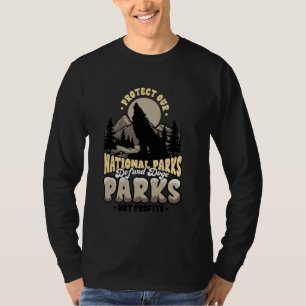 Protect National Parks Defund Doge Parks Not Profi T-Shirt