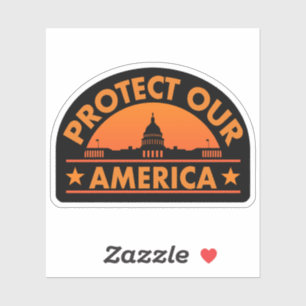 Protect Our America – Anti-Trump Pro-Democracy Sticker