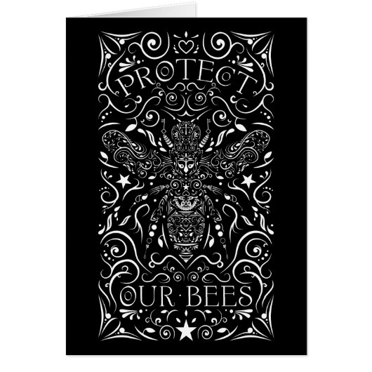protect our bees cards (Front)