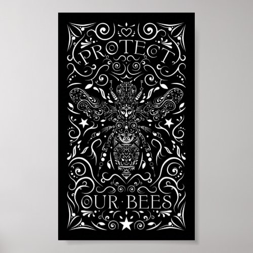 protect our bees poster