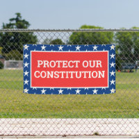 PROTECT OUR CONSTITUTION Banner
