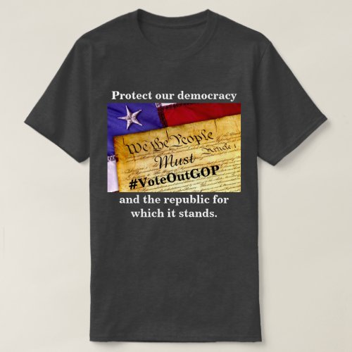 Protect our democracy and the republic T_Shirt