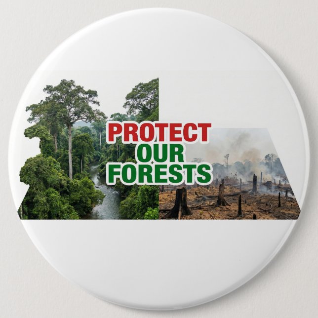 Protect our forest  button (Front)