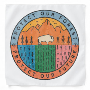 Protect Our Forest National Parks Climate Change Bandana