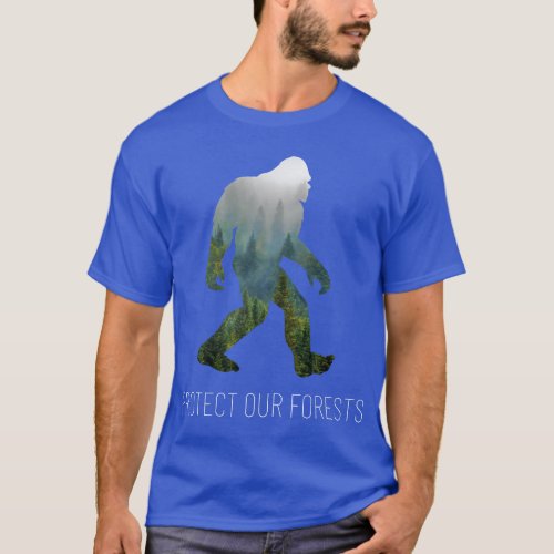 Protect Our Forests Bigfoot Earth Day Tee