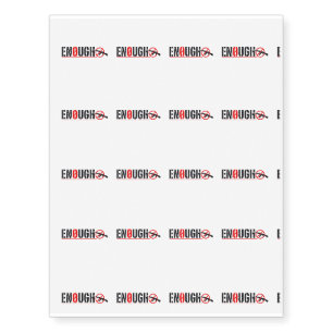 Protect Our Kids Not Guns Temporary Tattoos