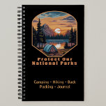 Protect our National Parks Planner<br><div class="desc">Protect and Save our National Parks beautiful Mountains,  camping tent,  campground,  several designs in my Shop. Deer,  bear,  lakes,  wolf,  horse,  backpacking,  more.  Add this design to other products. Add text. Change background color.</div>