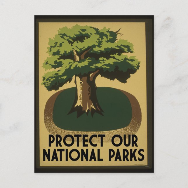 Protect our National Parks Postcard (Front)