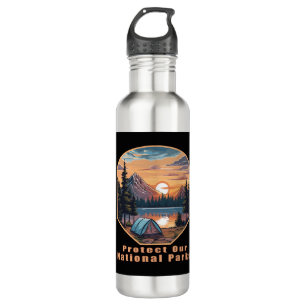 Protect our National Parks Stainless Steel Water Bottle