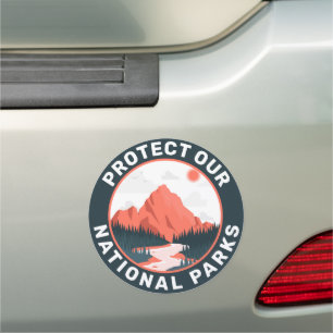 Protect Our National Parks Support Car Magnet