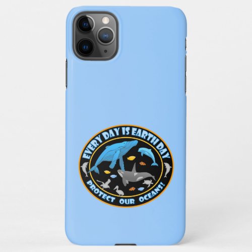 Protect Our Oceans Earth Day iPhone Case