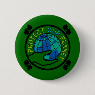 Protect Our Planet Button