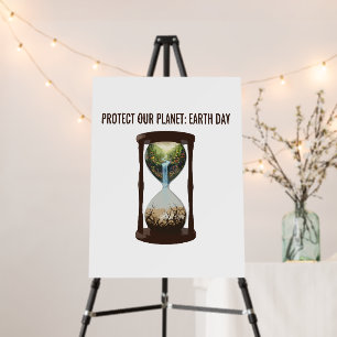 Protect Our Planet Earth Day Environmental Awaren Foam Board