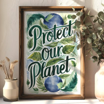 Protect Our Planet Environmental Wall Art