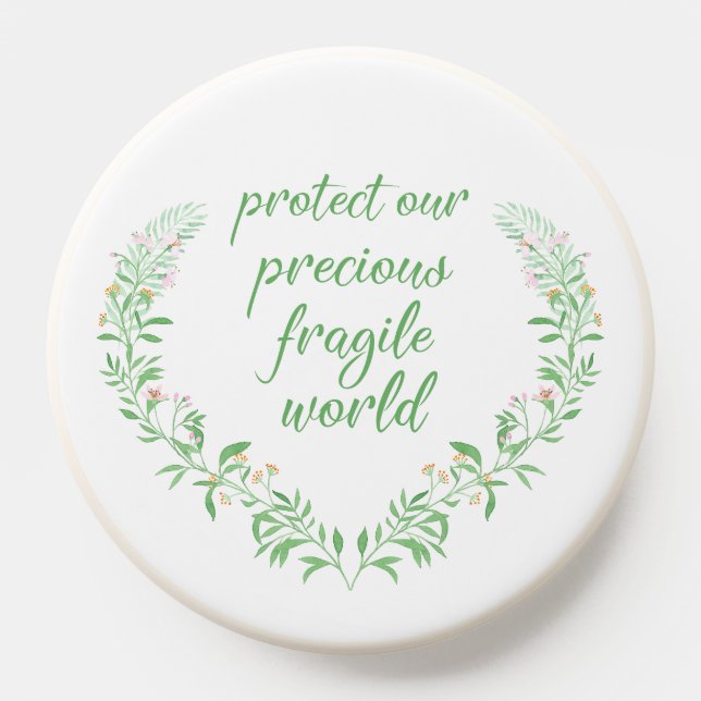 Protect Our Precious Fragile World PopSocket (Popsocket)