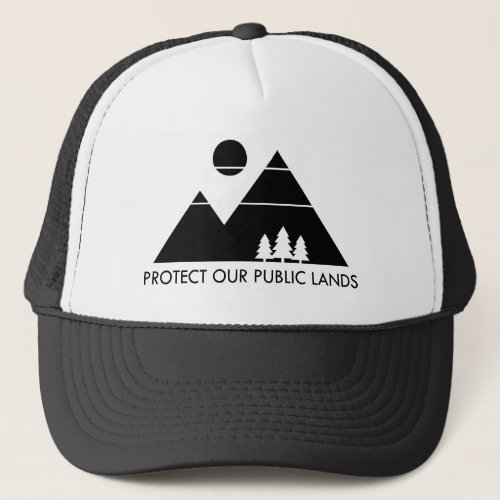 Protect Our Public Lands Mountain Trucker Hat