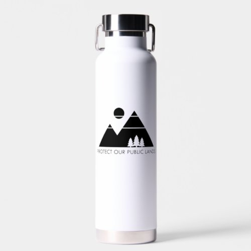 Protect Our Public Lands Mountain Water Bottle