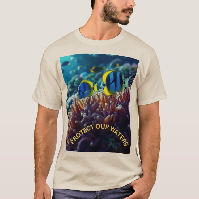 PROTECT OUR WATERS T-Shirt (Front)
