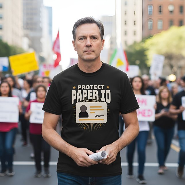 Protect Paper ID - Identity Security T-Shirt (Creator Uploaded)