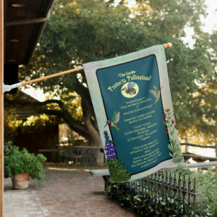 Protect Pollinators House Flag