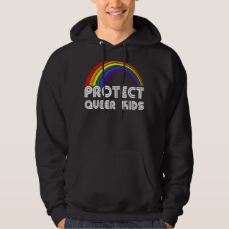 Protect Queer Kids Lgbt Awareness Gay Lesbian Prid Hoodie