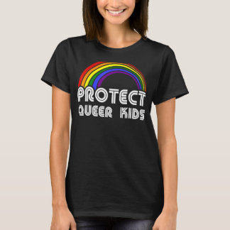 Protect Queer Kids Lgbt Awareness Gay Lesbian Prid T-Shirt