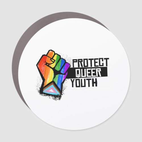 Protect Queer Youth Car Magnet