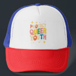 Protect Queer Youth Protect Trans Kids LGBTQ Trucker Hat<br><div class="desc">Protect Queer Youth Protect Trans Kids LGBTQ</div>