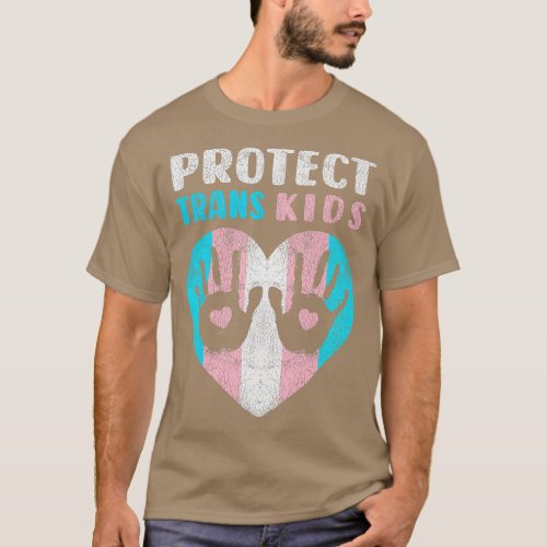 Protect rans Kids ransgender Heart LGB Pride   1  T_Shirt