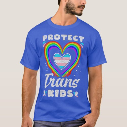 Protect rans Kids ransgender Heart LGB Pride  T_Shirt